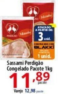 Akki Atacadista Sassami Perdigão Congelado Pacote 1kg oferta