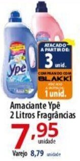 Akki Atacadista Amaciante Ypê 2 Litros Fragrâncias oferta
