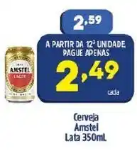 Arena Atacado Cerveja Amstel Lata 350ml oferta