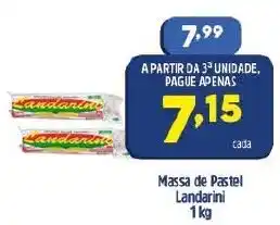 Arena Atacado Massa De pastel Landarini 500g oferta