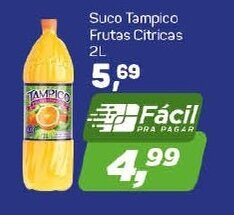 Arena Atacado Suco Tampico Frutas Citricas 2L oferta