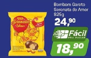 Arena Atacado Bombom Garoto Serenata de Amor 825g oferta