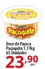 Akki Atacadista Doce de Paçoca Paçoquita 1,17kg 65 Unidades oferta