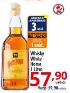 Akki Atacadista Whisky White Horse 1 Litro oferta
