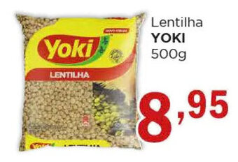 Supermercados Mundial Lentilha YOKI 500g oferta