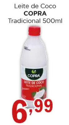 Supermercados Mundial Leite de Coco COPRA Tradicional 500ml oferta
