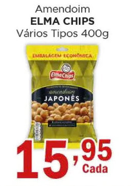 Amendoim ELMA CHIPS Vários Tipos 400g