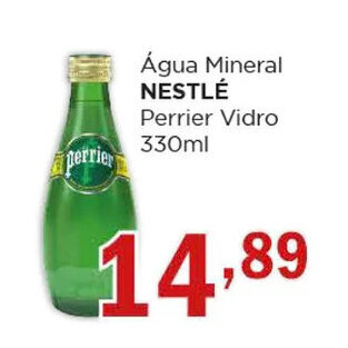 Supermercados Mundial Água Mineral NESTLÉ Perrier Vidro 330ml oferta