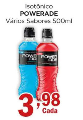 Supermercados Mundial Isotônico POWERADE Vários Sabores 500ml oferta