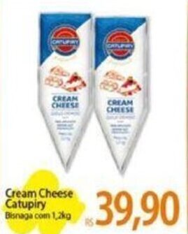 Atacadão Cream Cheese Catupiry Bisnaga com 1,2kg oferta