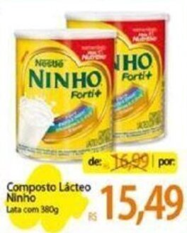 Composto Lácteo Ninho Lata com 380g