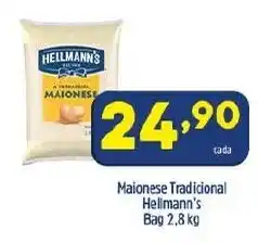 Arena Atacado Maionese Tradicional Hellmann's Bag 2.8kg oferta