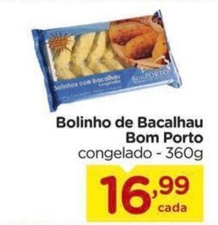 Carrefour Bolinho de Bacalhau Bom Porto 360g oferta
