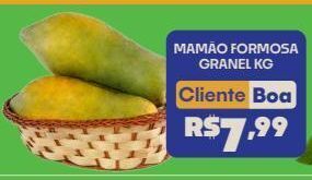 Boa Supermercados Mamão formosa kg oferta