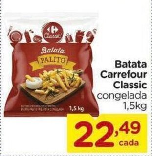 Carrefour Batata Carrefour Classic congelada 1,5kg oferta