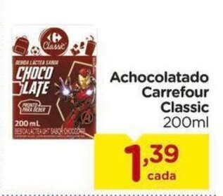 Carrefour Achocolatado Carrefour Classic 200ml oferta