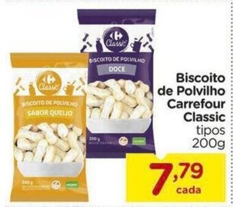 Biscoito de Polvilho Carrefour Classic tipos 200g