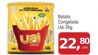 Mineirão Atacarejo Batata Congelada Uai 2kg oferta