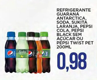 Apoio Mineiro REFRIGERANTE GUARANÁ ANTARCTICA, SODA, SUKITA LARANJA, PEPSI COLA, PEPSI oferta