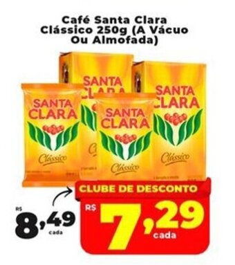 Café Santa Clara Clássico 250g (A Vácuo Ou Almofada)