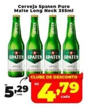 Cerveja Spaten Puro Malte Long Neck 355ml