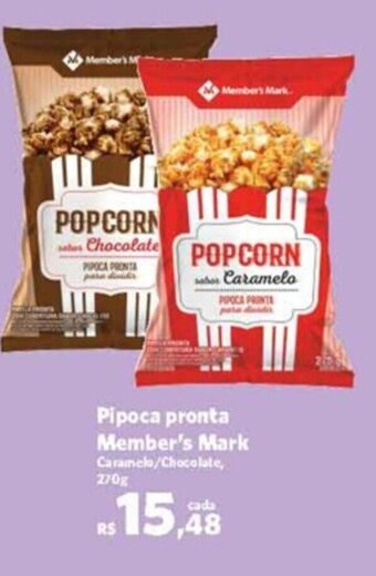 Sam's Club Pipoca pronta Member's Mark Caramelo/Chocolate oferta