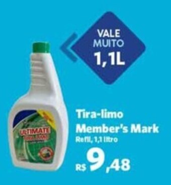 Sam's Club Tira-limo Member's Mark refil 1.1 litro oferta