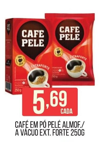CAFÉ EM PÓ PELÉ ALMOF./ A VÁCUO EXT. FORTE 250G