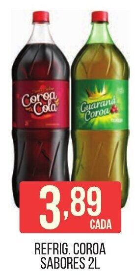 Casagrande Supermercados REFRIG. COROA SABORES 2L oferta