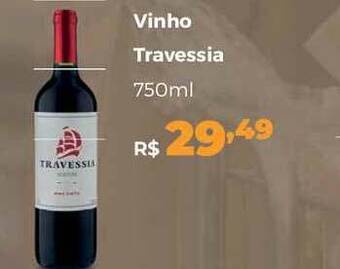 Villarreal Supermercados Vinho Travessia 750ml oferta