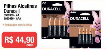 Multicoisas Pilhas Alcalinas Duracell oferta