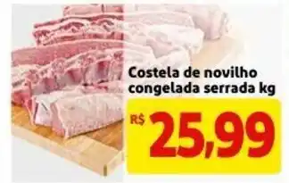 Mercado Extra Costela de novilho congelada serrada 1kg oferta