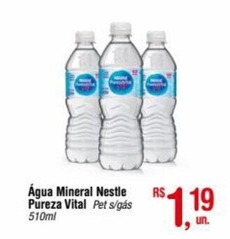 Fort Atacadista Água Mineral Nestle Pureza Vital Pet s/gás 510ml oferta