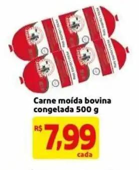 Mercado Extra Carne Moida Bovino Congelado 500g oferta