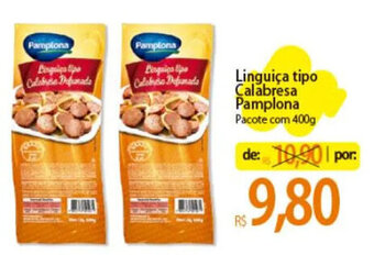 Atacadão Linguiça tipo Calabresa Pamplona Pacote com 400g oferta