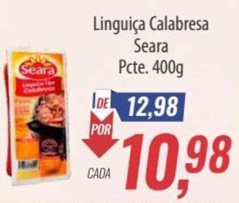 Supermercados BH Linguiça Calabresa Seara Pcte. 400g oferta