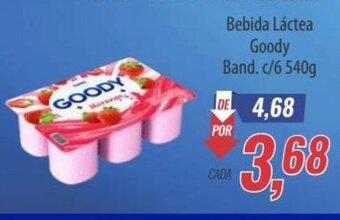 Supermercados BH Bebida Láctea Goody Band. c/6 540g oferta
