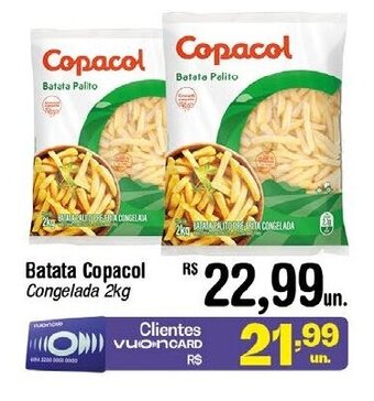 Fort Atacadista Batata Copacol Congelada 2kg oferta