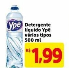 Mercado Extra Detergente liquido Ype varios tipos 500ml oferta
