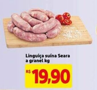 Mercado Extra Linguica Suina Seara a granel 1kg oferta
