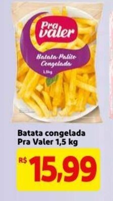 Batata Congelada Pra Valer 1.5kg