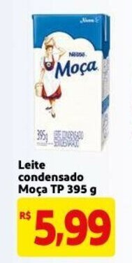 Mercado Extra Leite Condensado Moca TP 395g oferta