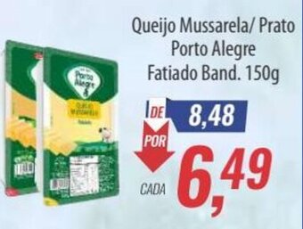 Supermercados BH Queijo Mussarela/ Prato Porto Alegre Fatiado Band. 150g oferta