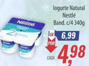 Supermercados BH logurte Natural Nestlé Band. c/4 340g oferta
