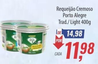 Supermercados BH Requeijão Cremoso Porto Alegre Trad./ Light 400g oferta