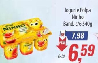 logurte Polpa Ninho Band. c/6 540g
