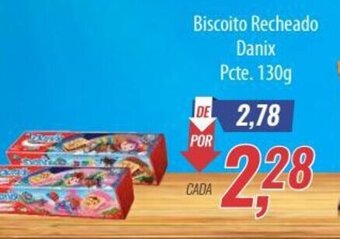 Supermercados BH Biscoito Recheado Danix Pcte. 130g oferta
