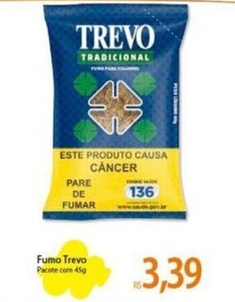 Fumo Trevo Pacote com 45g