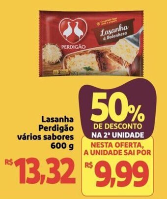 Extra Supermercado Lasanha Perdigão vários sabores 600g oferta