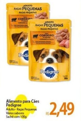 Atacadão Alimento para Cães Pedigree Adulto-Raças Pequenas Vários sabores Sachê com 100g oferta